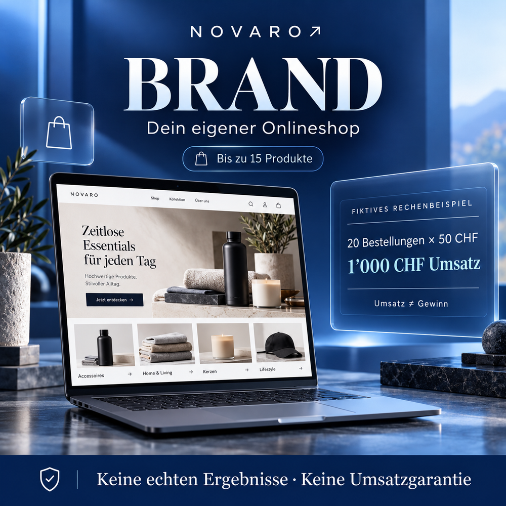 NOVARO Brand – Dein Shop mit eigenem Markenauftritt